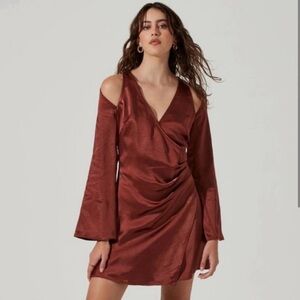 Rust ASTR The Label Mini Dress